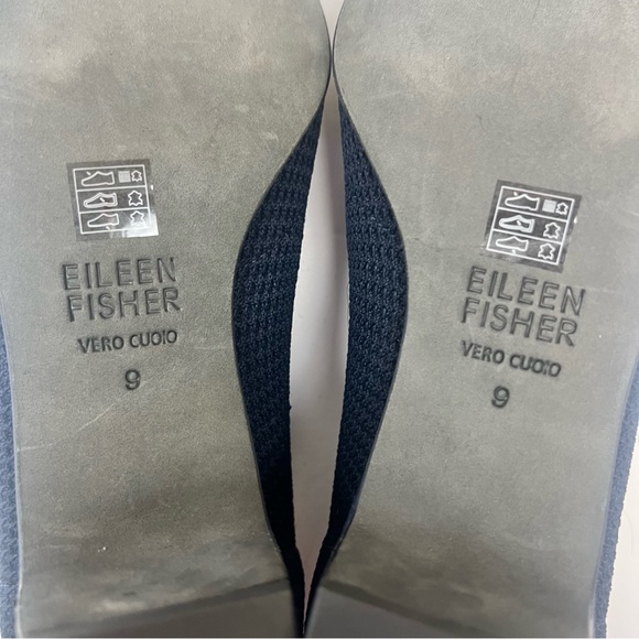 Eileen Fisher Stretch Fabric Heels Size 9 Like New - Picture 7 of 9